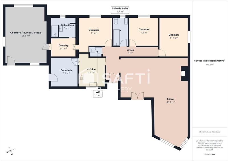 Maison - 146 m² - 6 pièces