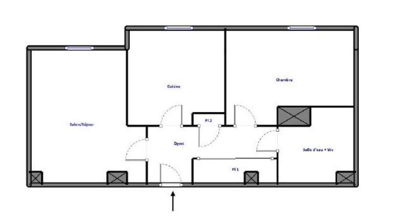 Appartement - 41 m² - 2 pièces