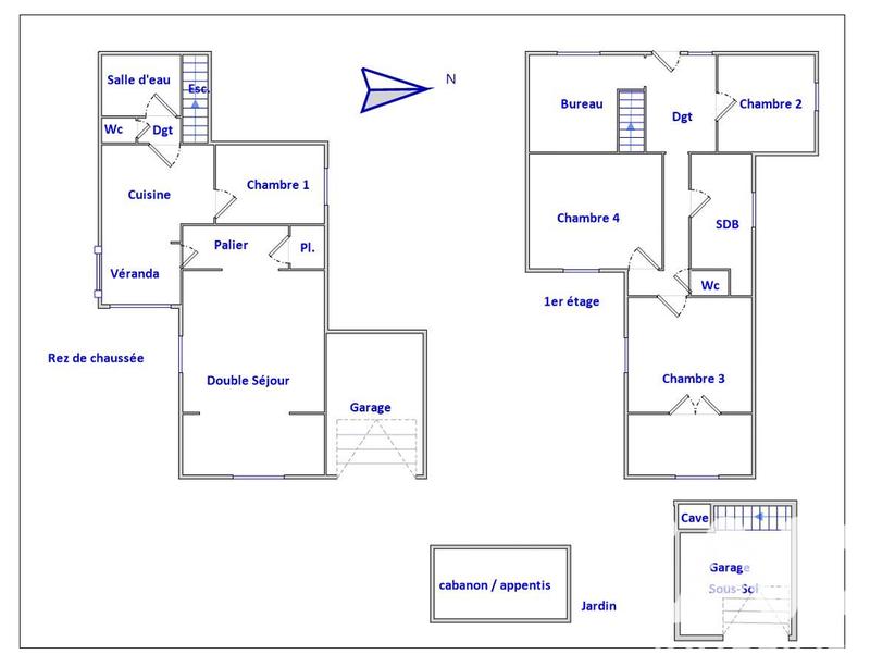 Maison - 138 m² - 6 pièces
