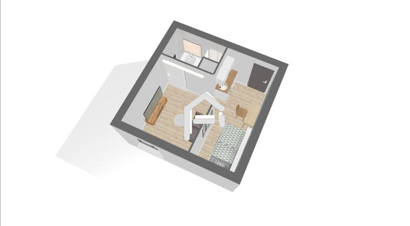 Appartement - 20 m² - 1 pièce