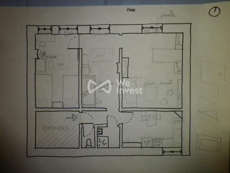Appartement - 56 m² - 3 pièces
