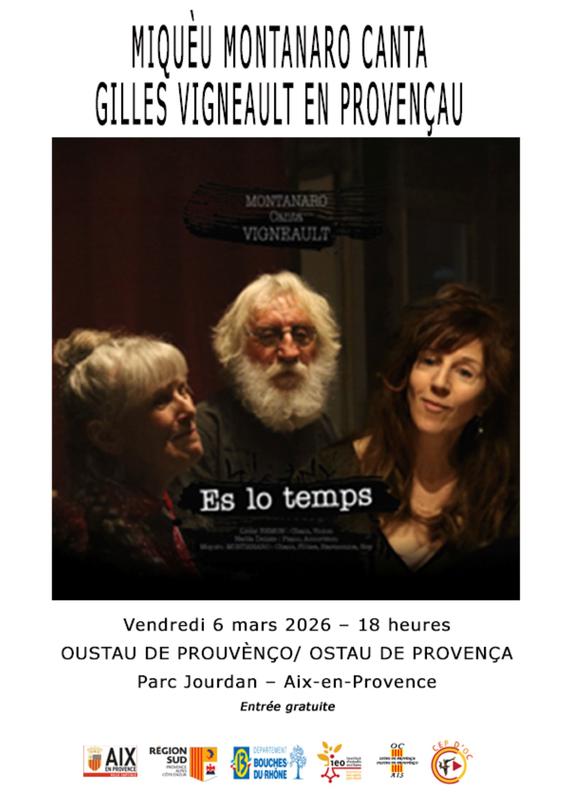Concert : Es lo temps - Gilles Vigneault en Occitan