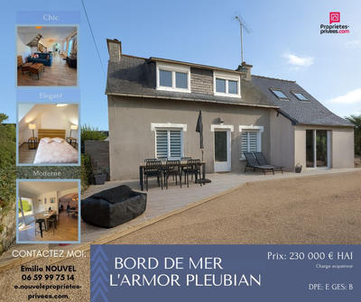 Maison - 70 m² - 3 pièces