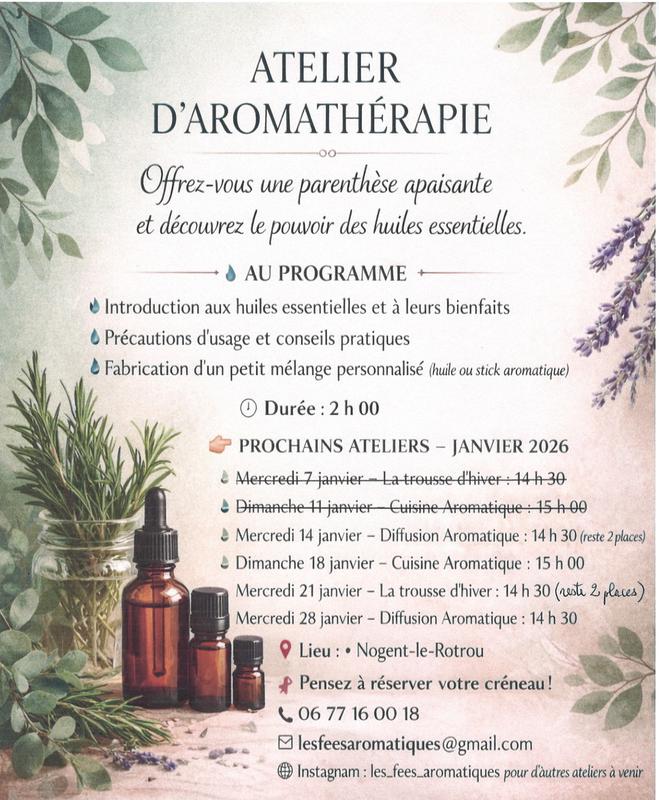 Atelier d'aromathérapie