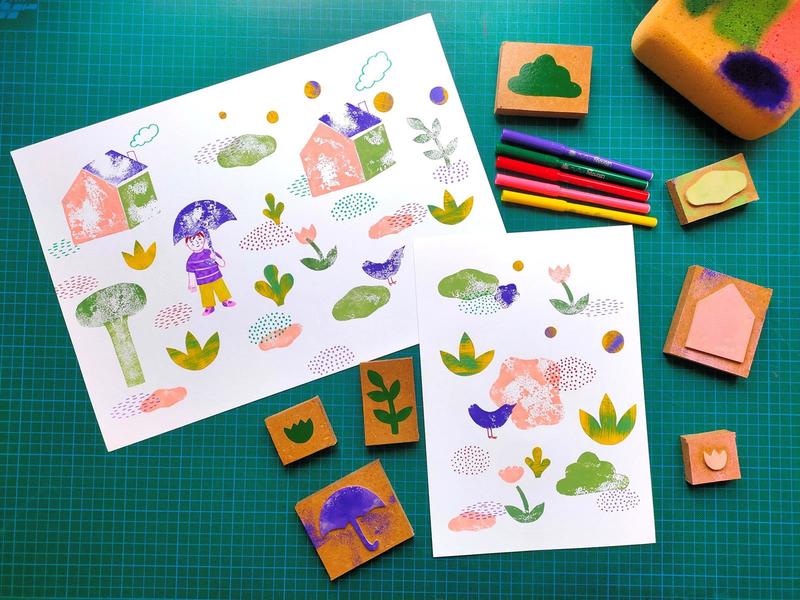 Atelier enfant : Lecture musicale, tampon et peinture de Petit Bonhomme avec Léonie Koelsch