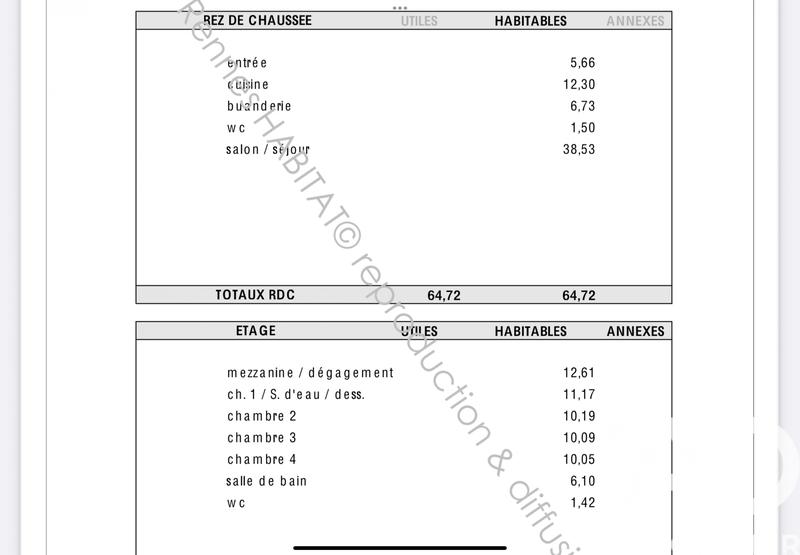 Maison - 123 m² - 6 pièces