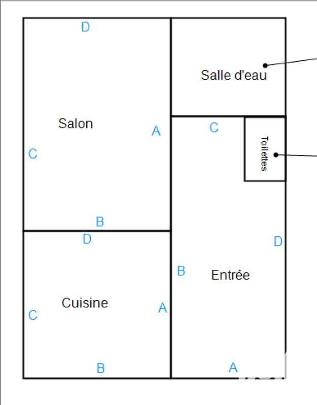 Appartement - 33 m² - 2 pièces