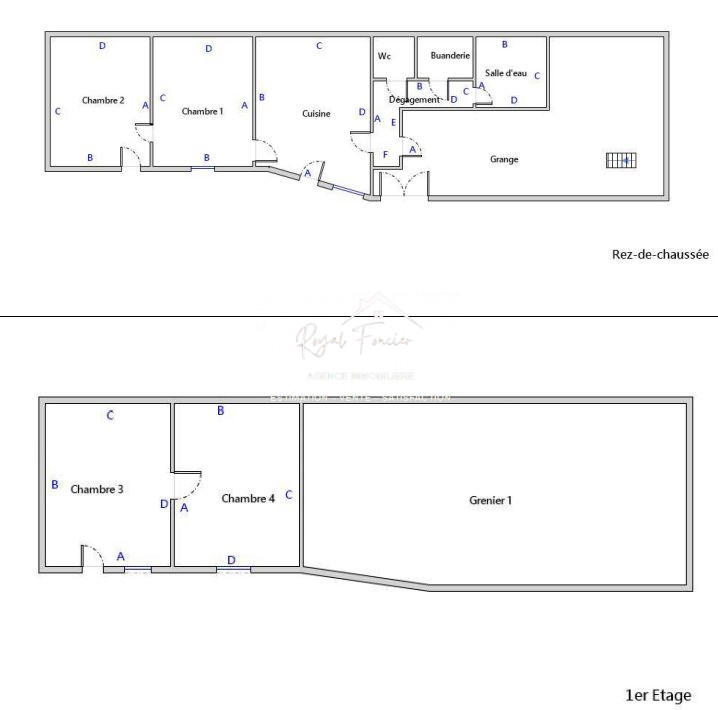 Maison ancienne - 84 m² - 5 pièces