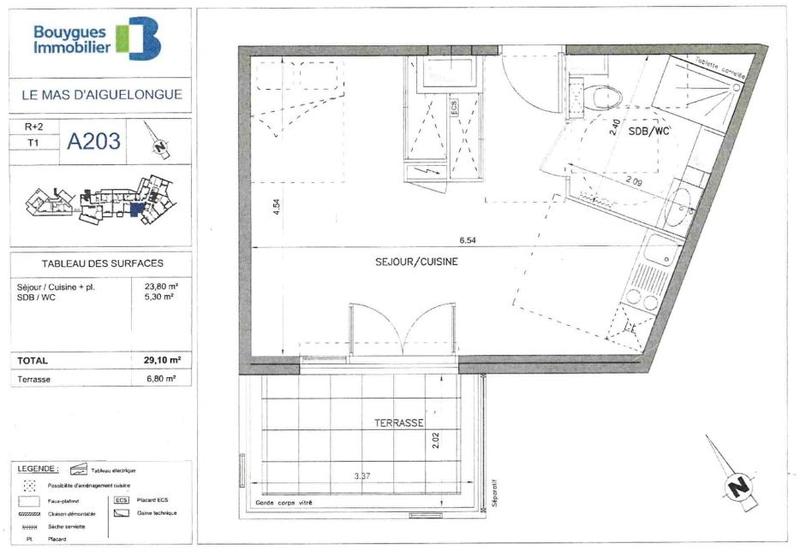 Appartement - 28 m² - 1 pièce