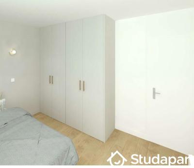 Chambre - 13 m² - 1 pièce