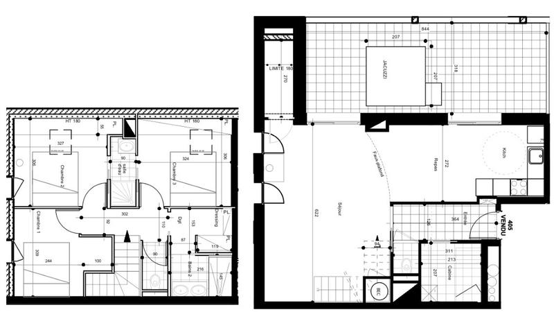 Appartement - 91 m² - 5 pièces