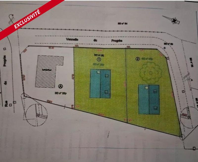 Terrain constructible - 510 m²