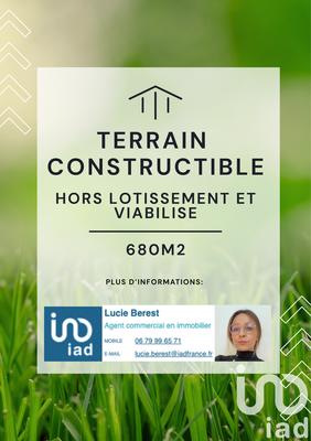 Terrain - 680 m²