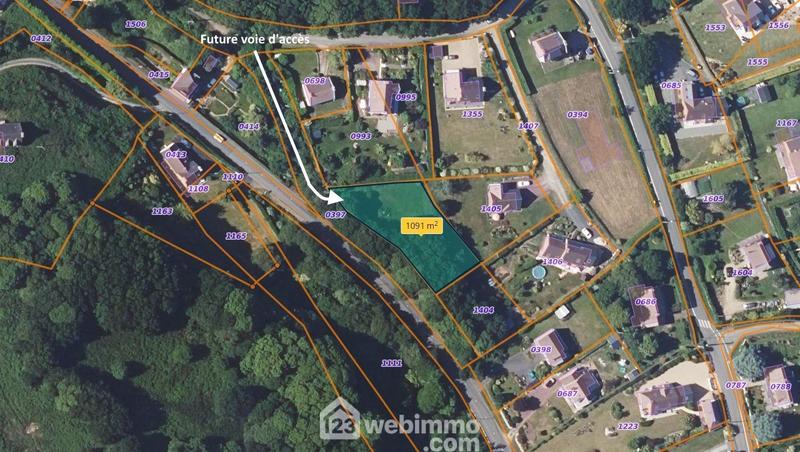 Terrain - 1 091 m²