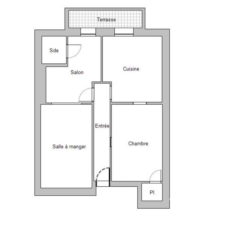 Appartement - 48 m² - 2 pièces