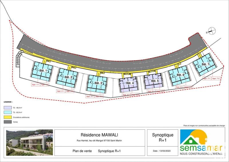 Appartement - 63 m² - 3 pièces