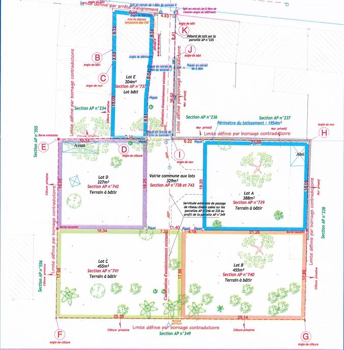 Terrain constructible - 450 m²