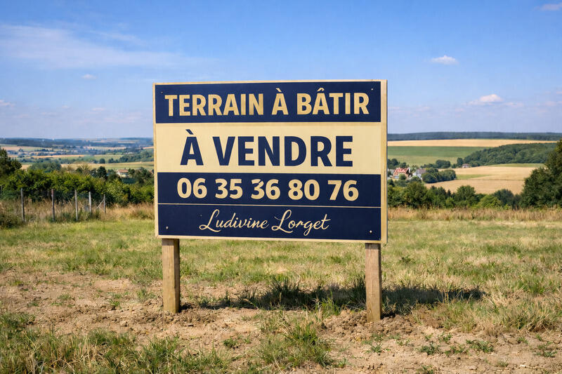 Terrain constructible - 800 m²