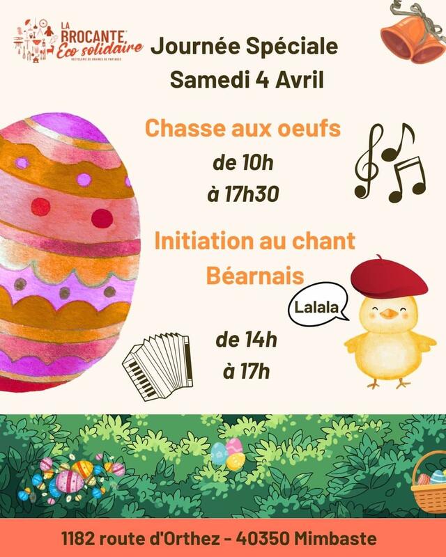 Journée chasse aux oeufs et chants béarnais