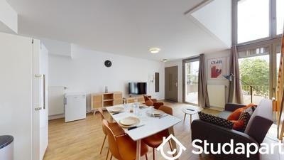 Chambre - 12 m² - 1 pièce