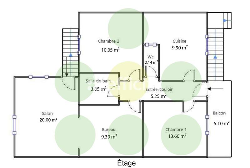 Maison - 140 m² - 4 pièces