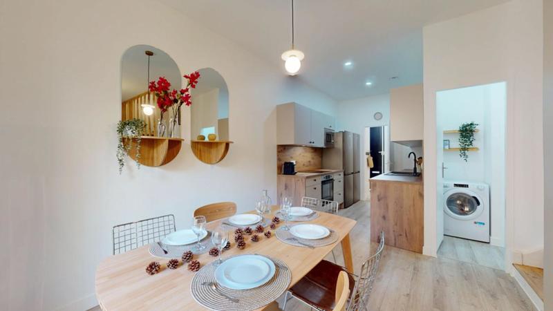 Maison bordelaise - 91 m² - 6 pièces