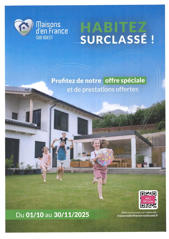 Maison - 60 m² - 3 pièces