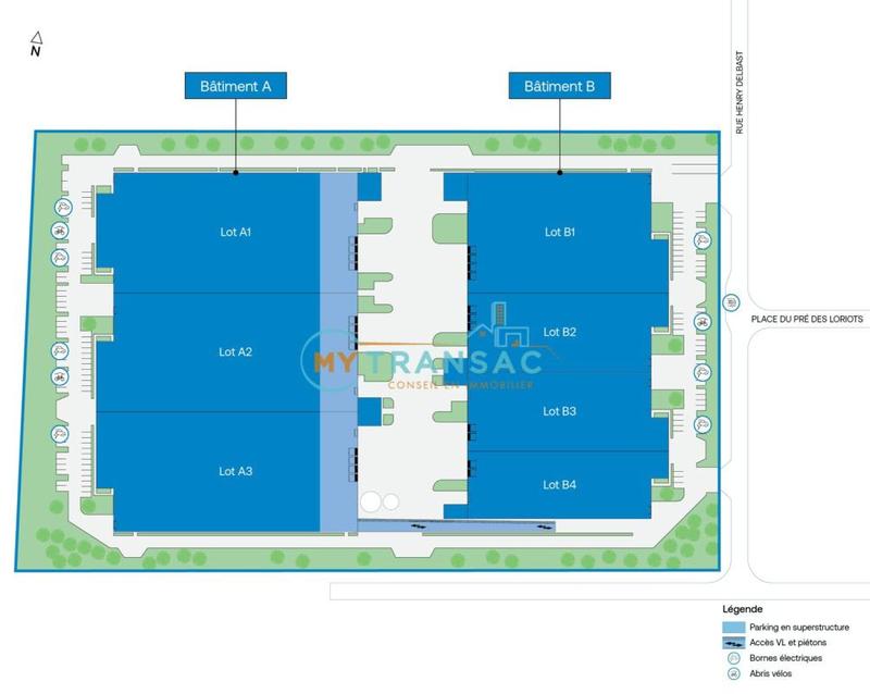 Local d'activités - 6 700 m²