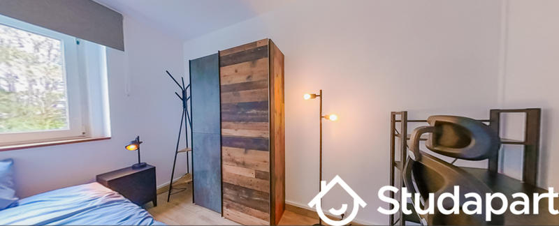 Chambre - 9 m² - 1 pièce