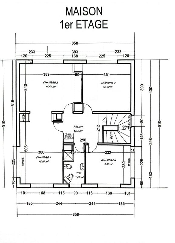 Maison - 125 m² - 6 pièces
