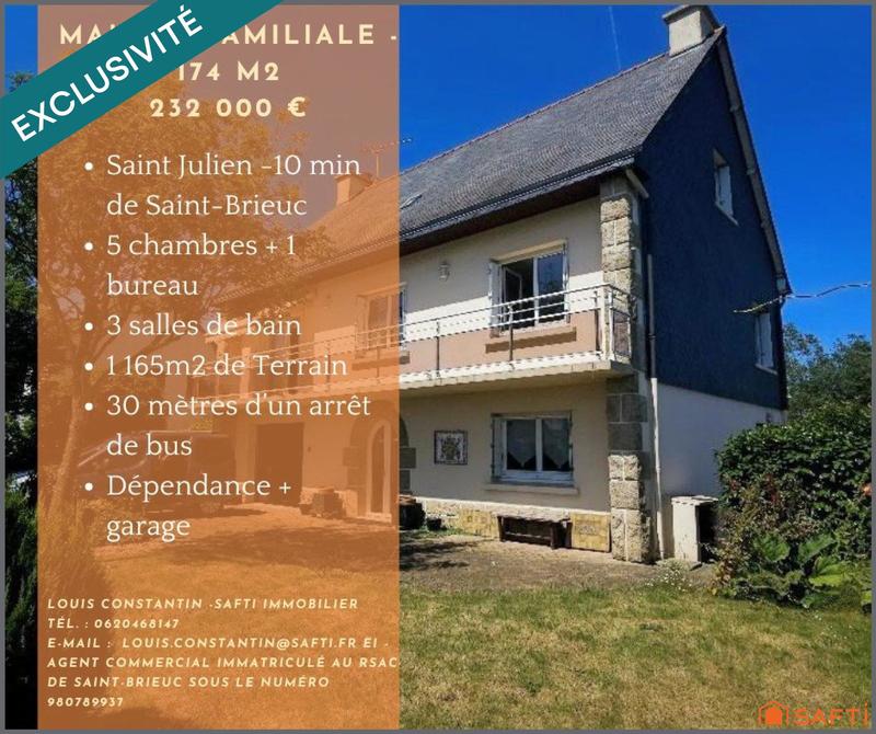 Maison - 174 m² - 9 pièces