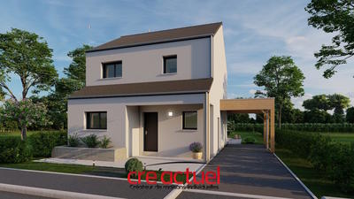 Maison - 90 m² - 4 pièces