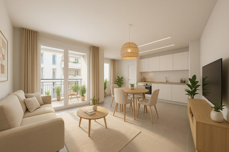 Appartement - 45 m² - 2 pièces