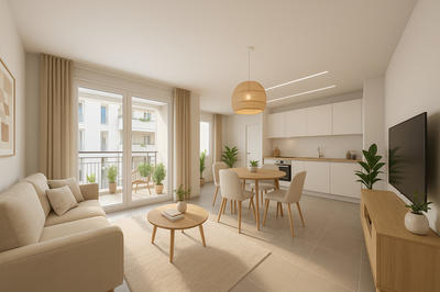 Appartement - 45 m² - 2 pièces