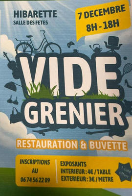Vide-grenier de l'association hibaret'trot