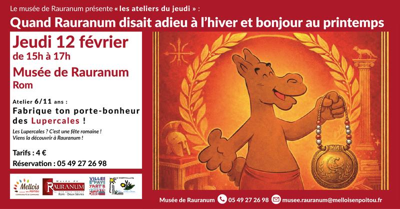 Atelier - Fabrique ton porte-bonheur des Lupercales