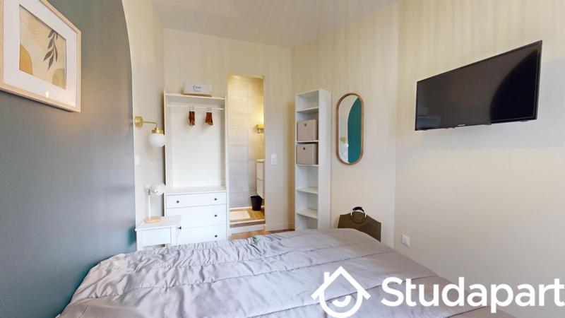 Chambre - 9 m² - 1 pièce