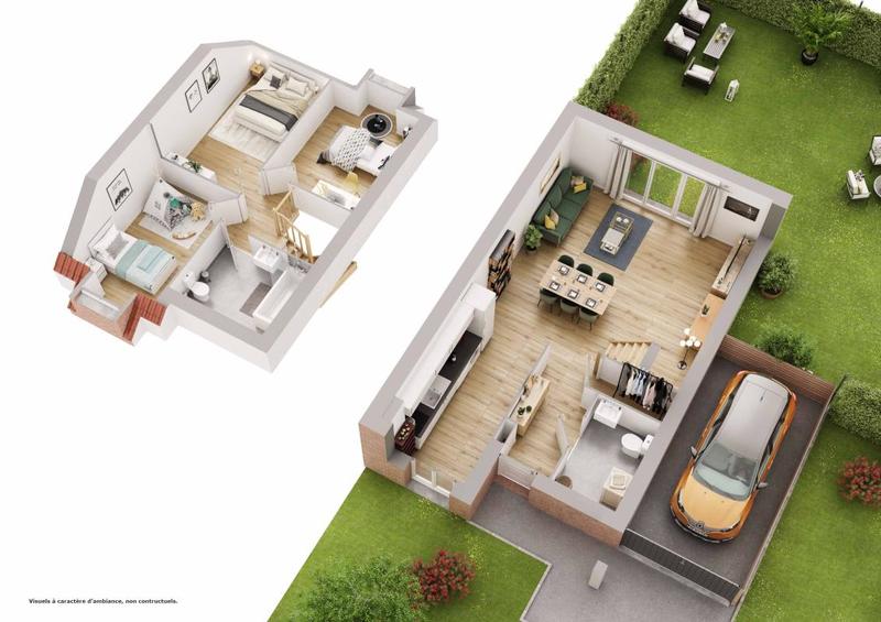 Maison - 82 m² - 4 pièces