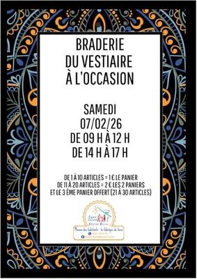 Braderie du Vestiaire à l'occasion