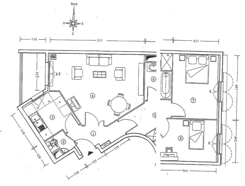 Appartement - 64 m² - 3 pièces