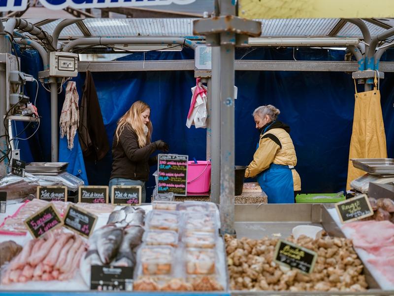 Marché aux poissons - Courseulles-Sur-Mer