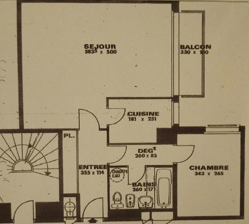 Appartement - 51 m² - 2 pièces