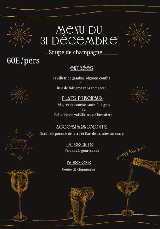 Menu de la Saint-Sylvestre