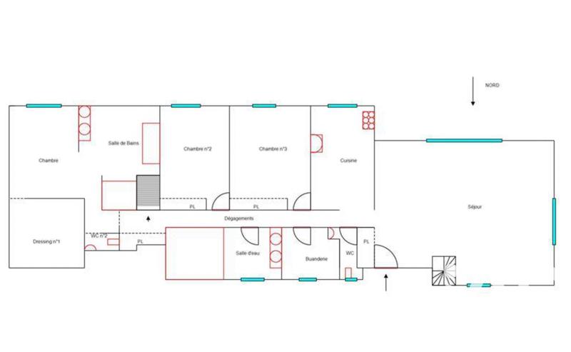 Maison de maîtres - 225 m² - 6 pièces