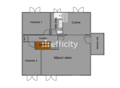 Maison - 70 m² - 3 pièces