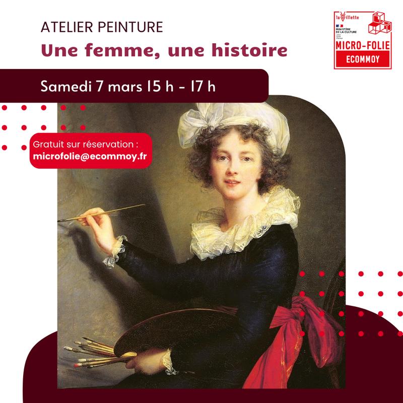 Atelier peinture « une femme, une histoire »