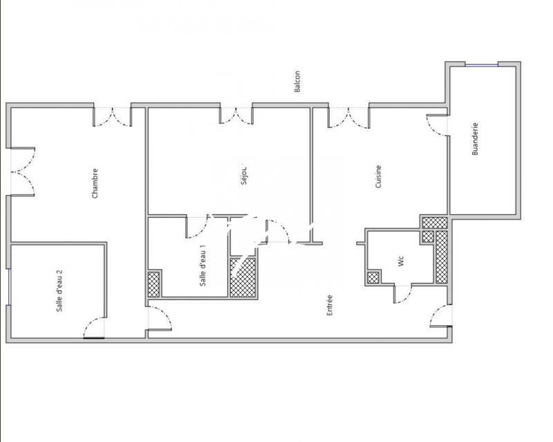 Appartement - 60 m² - 3 pièces