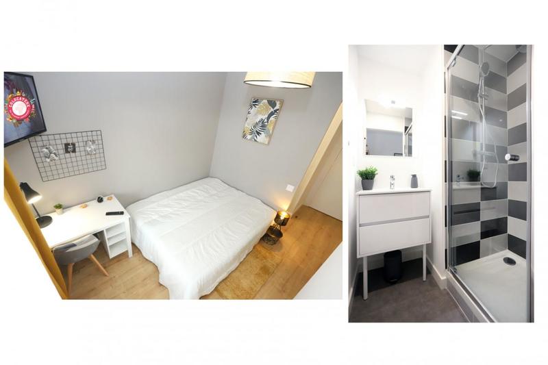 Chambre - 10 m² - 1 pièce