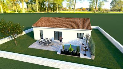 Maison - 75 m² - 3 pièces