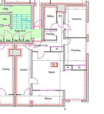 Appartement - 79 m² - 4 pièces